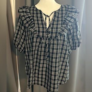 Loft puff sleeve top